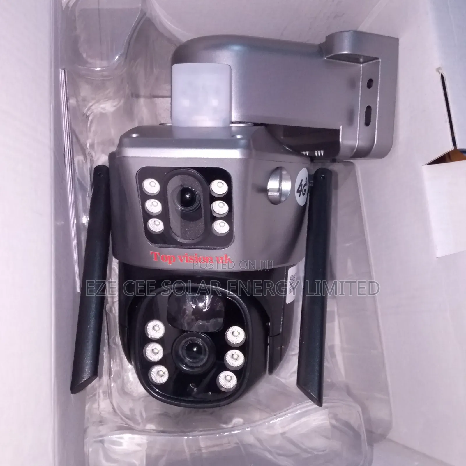 V380 Dual Lens Solar Camera