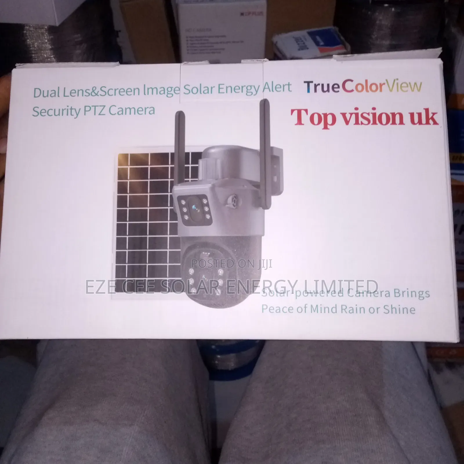 V380 Dual Lens Solar Camera