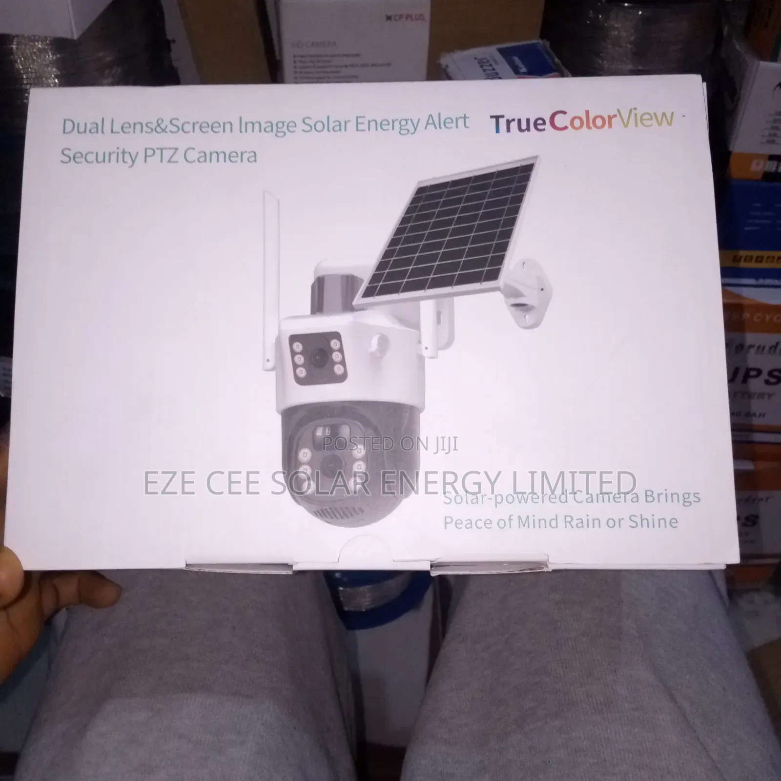 V380 Dual Lens Solar Camera