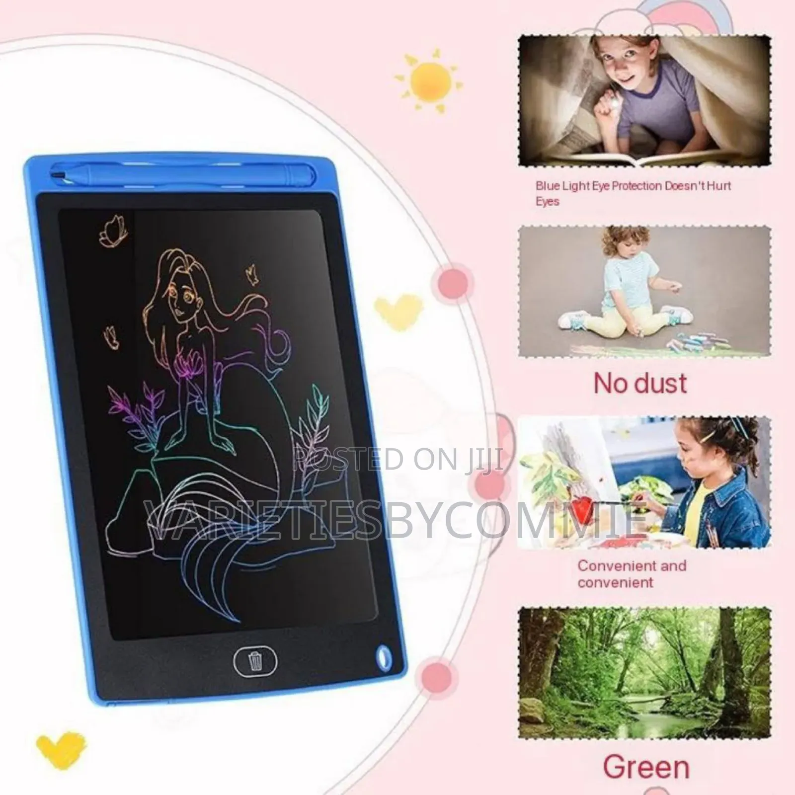 12 Inches LCD Quality Kids Erasable Writing Board/Pad/Tablet