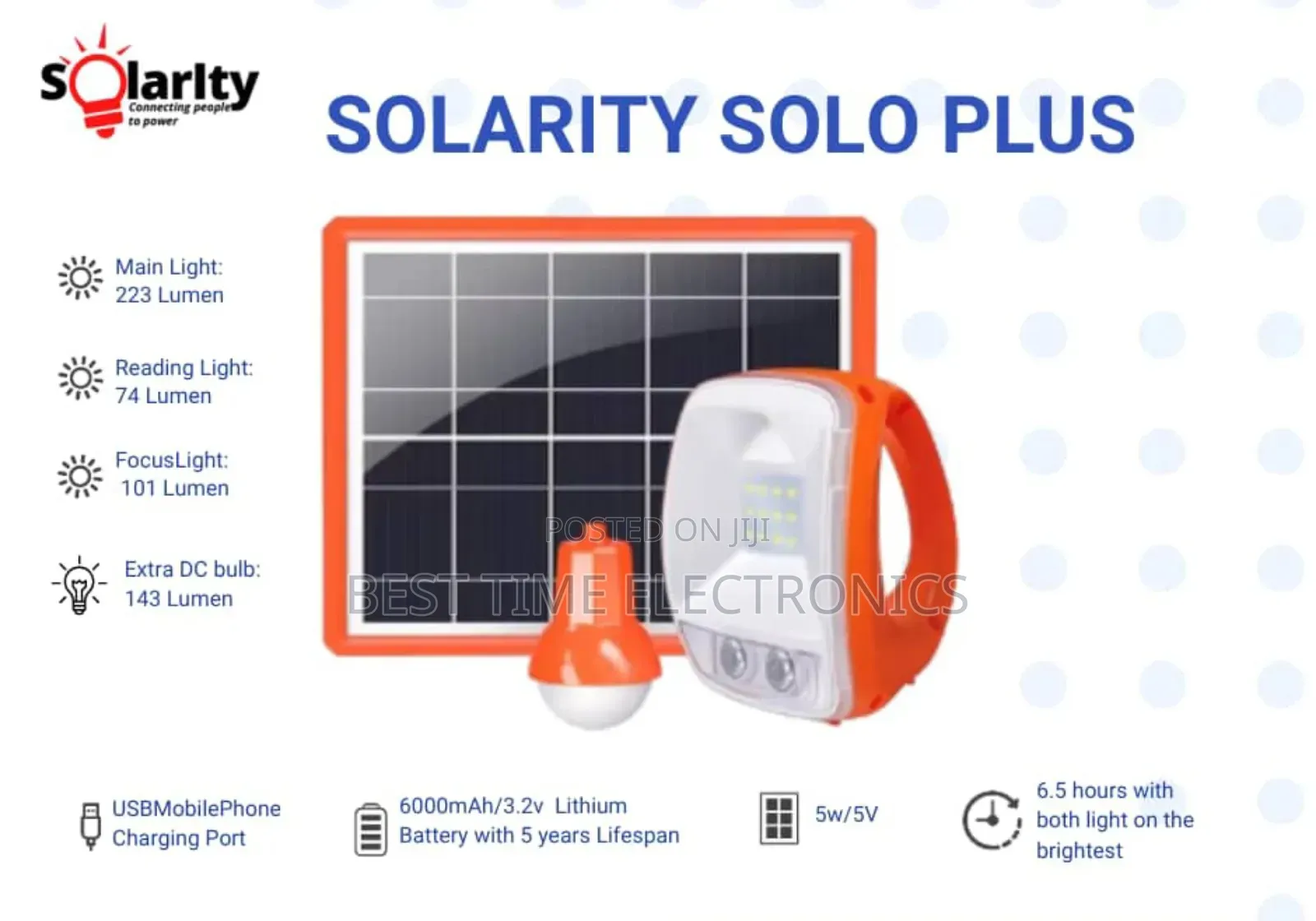 Original Solarity Portable Lighting System
