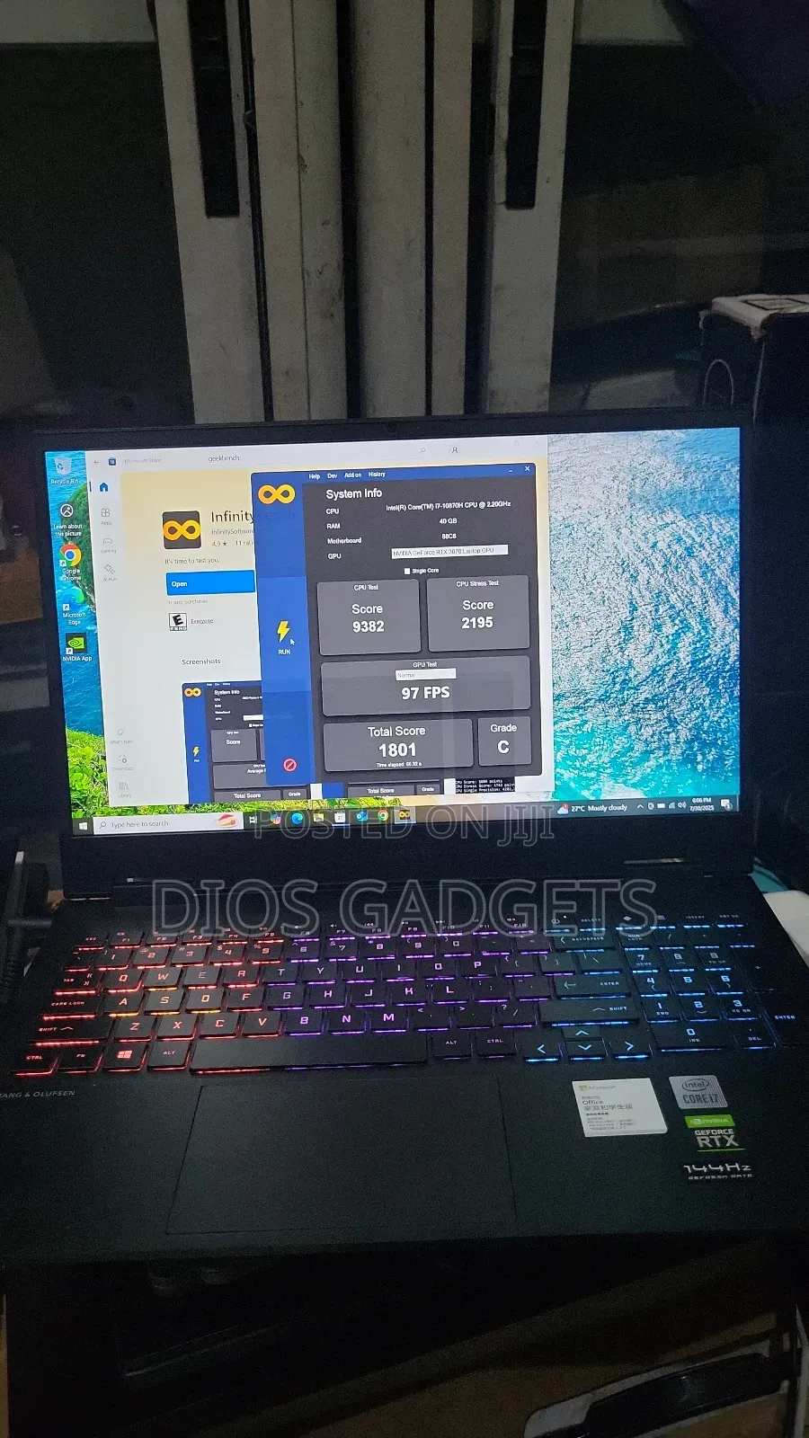 Laptop HP Omen 15 32GB Intel Core I7 SSD 512GB