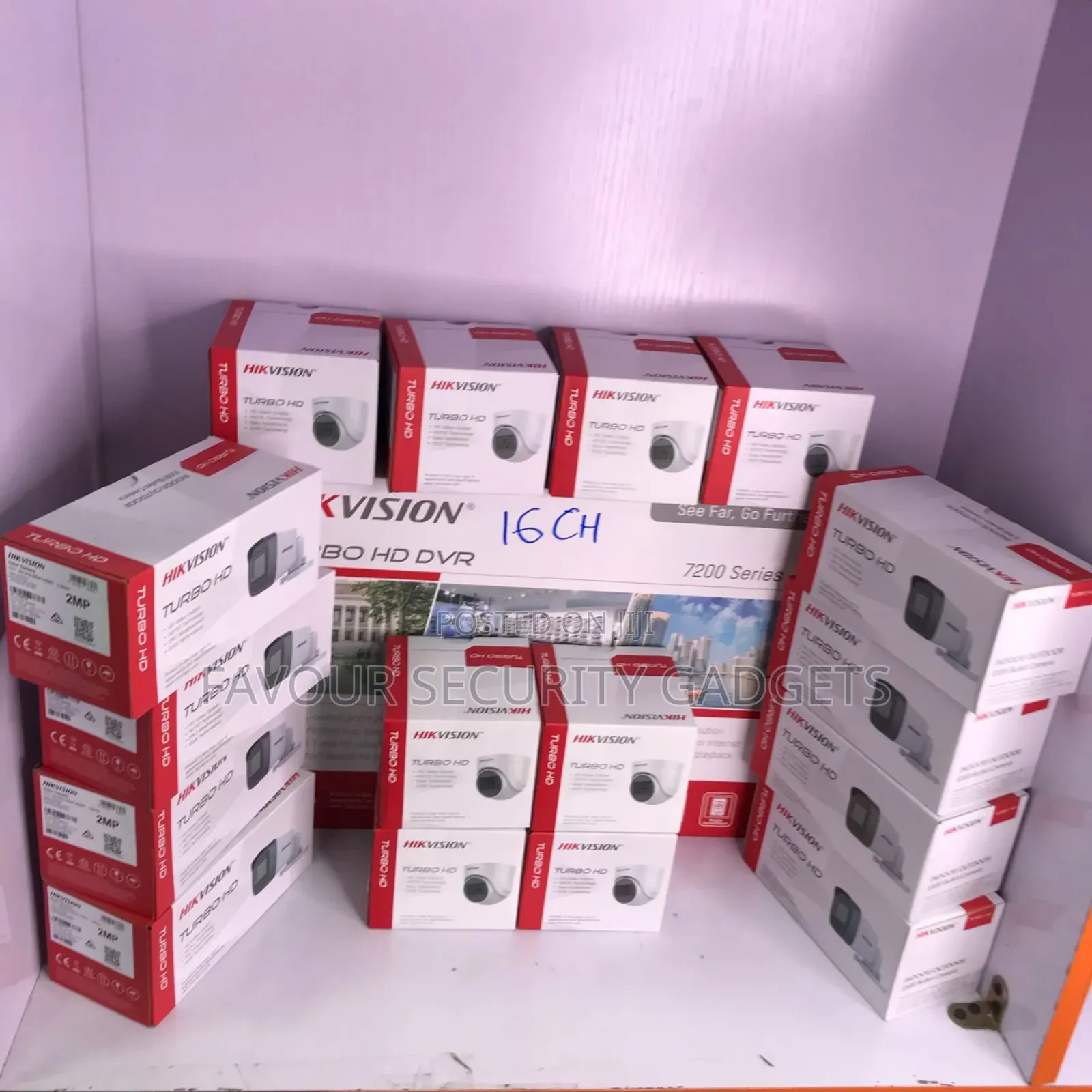 Hikvision 16 Channel Dvr+ 16 Cameras