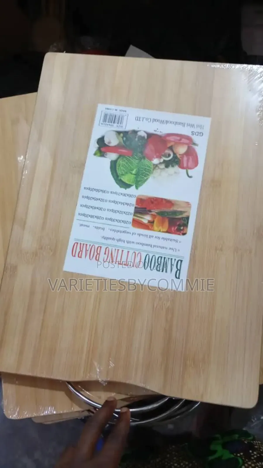 Big Sized Bamboo Wooden Chopping/Cutting Board With Handle