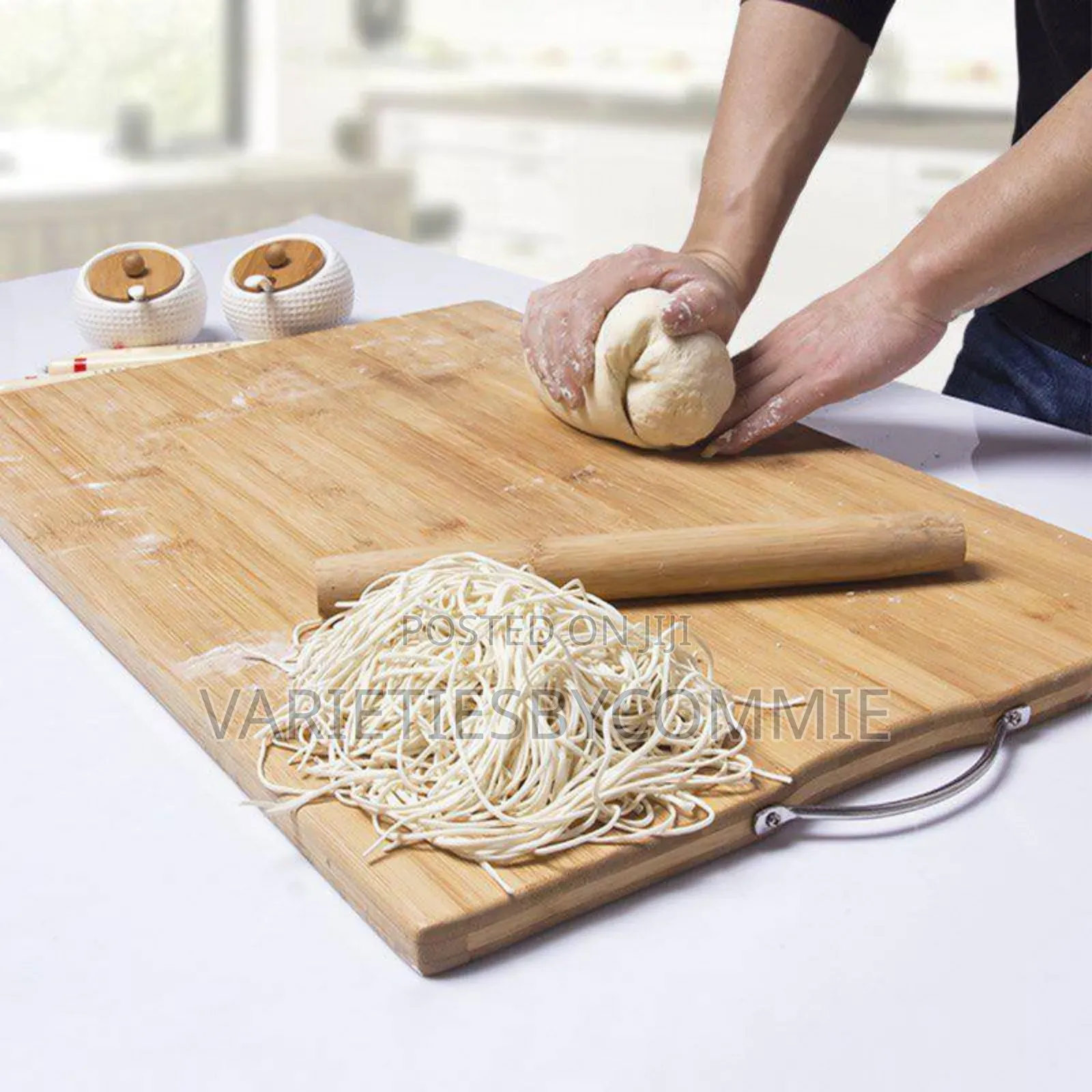 Big Sized Bamboo Wooden Chopping/Cutting Board With Handle
