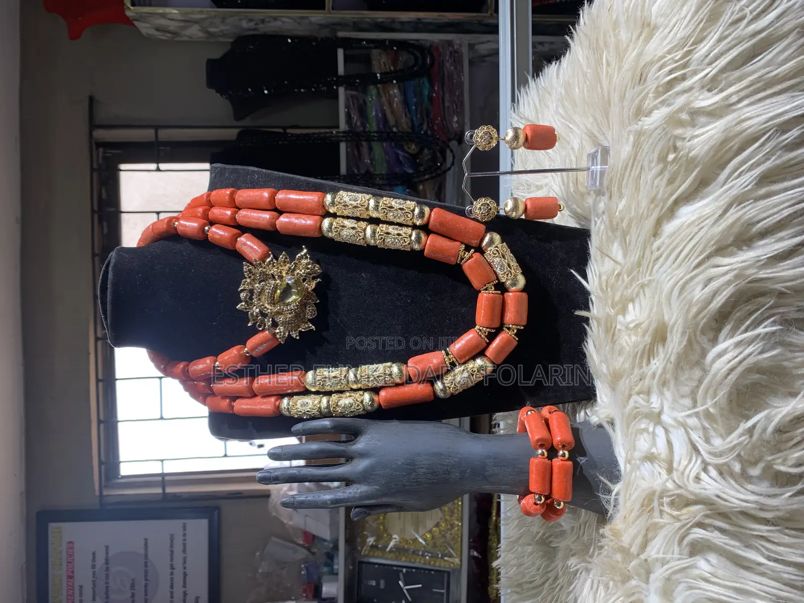 Coral Beaded Jewelry