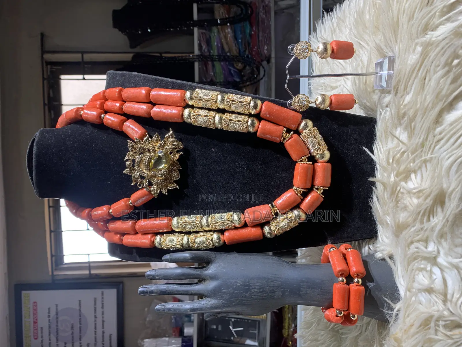 Coral Beaded Jewelry