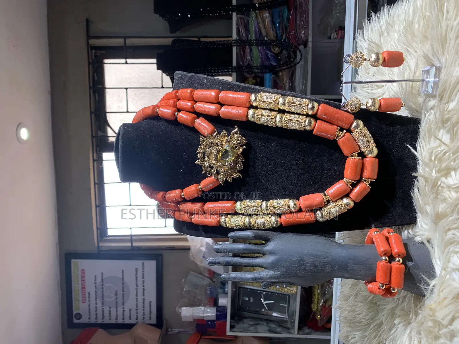 Coral Beaded Jewelry