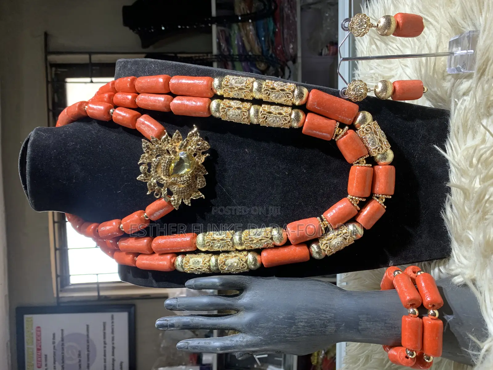 Coral Beaded Jewelry