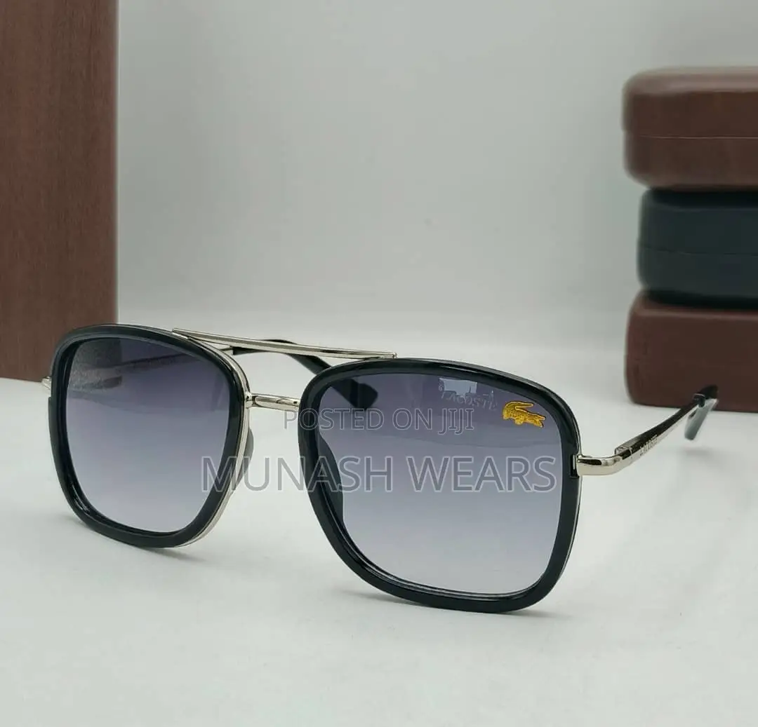 Men Classic Lacoste Glasses Availab in Dark Brown and Black