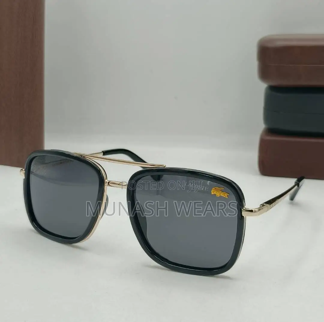 Men Classic Lacoste Glasses Availab in Dark Brown and Black