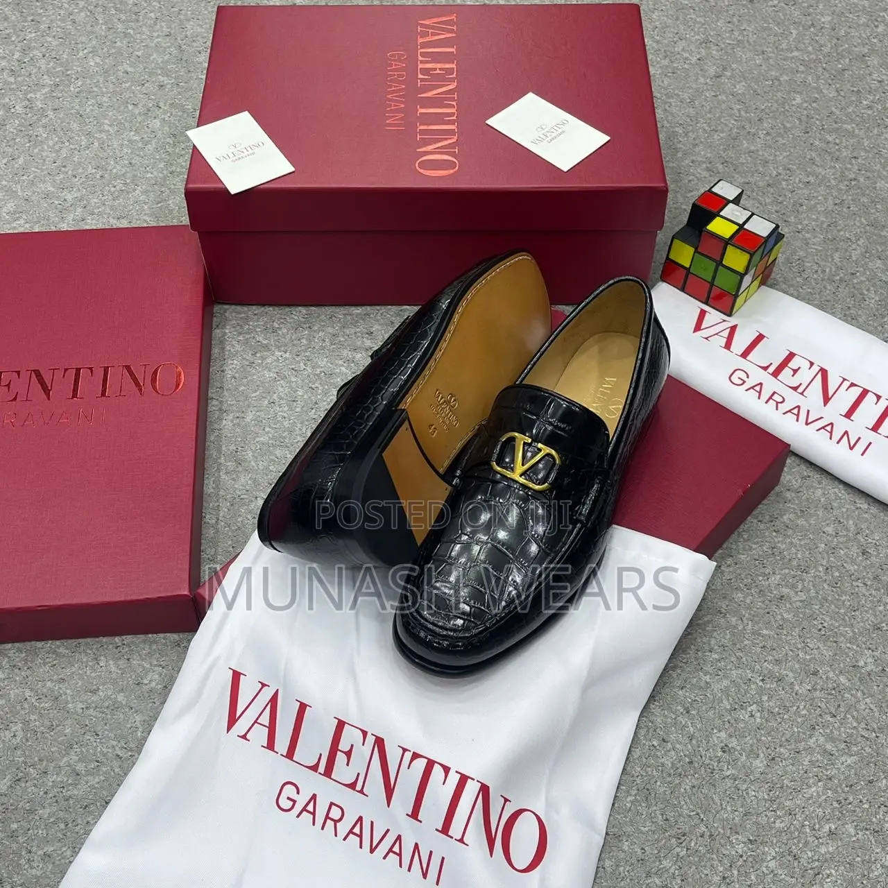 Valentino Classic Shoes Available in Brown and Black 40-46