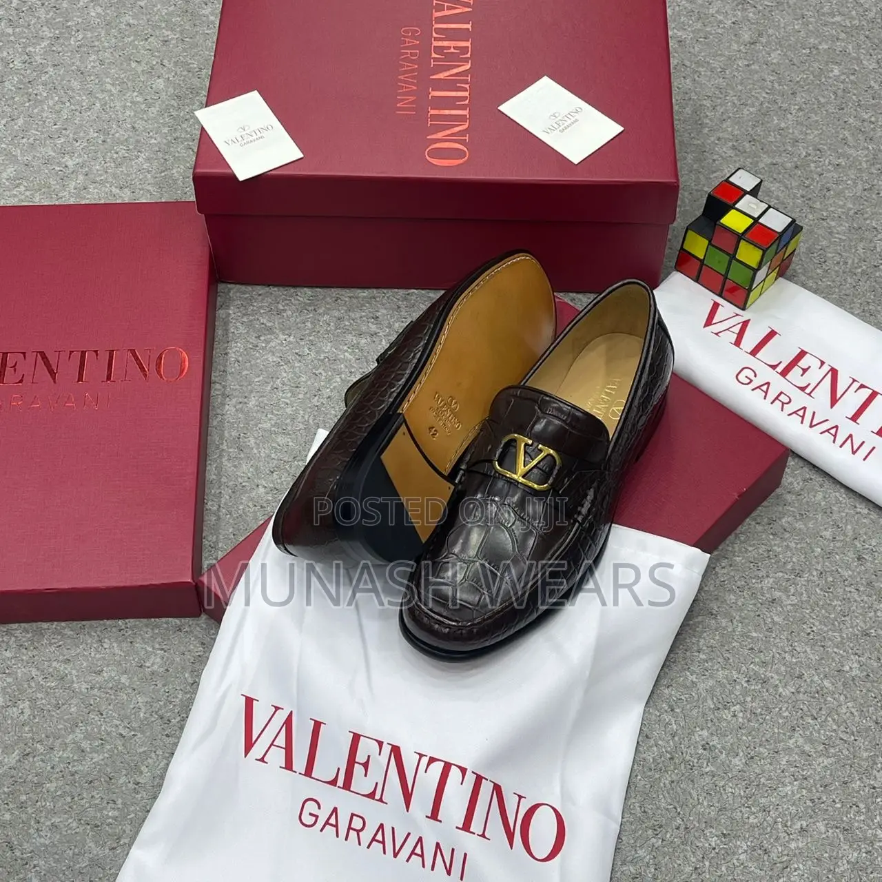 Valentino Classic Shoes Available in Brown and Black 40-46