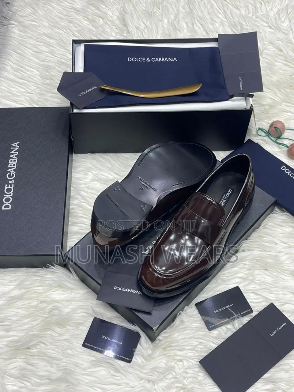 Dolce Gabbana Original Leather Shoes Available in W B