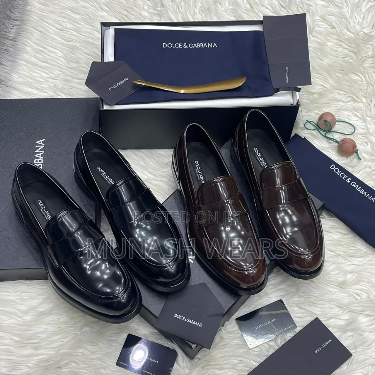 Dolce Gabbana Original Leather Shoes Available in W B