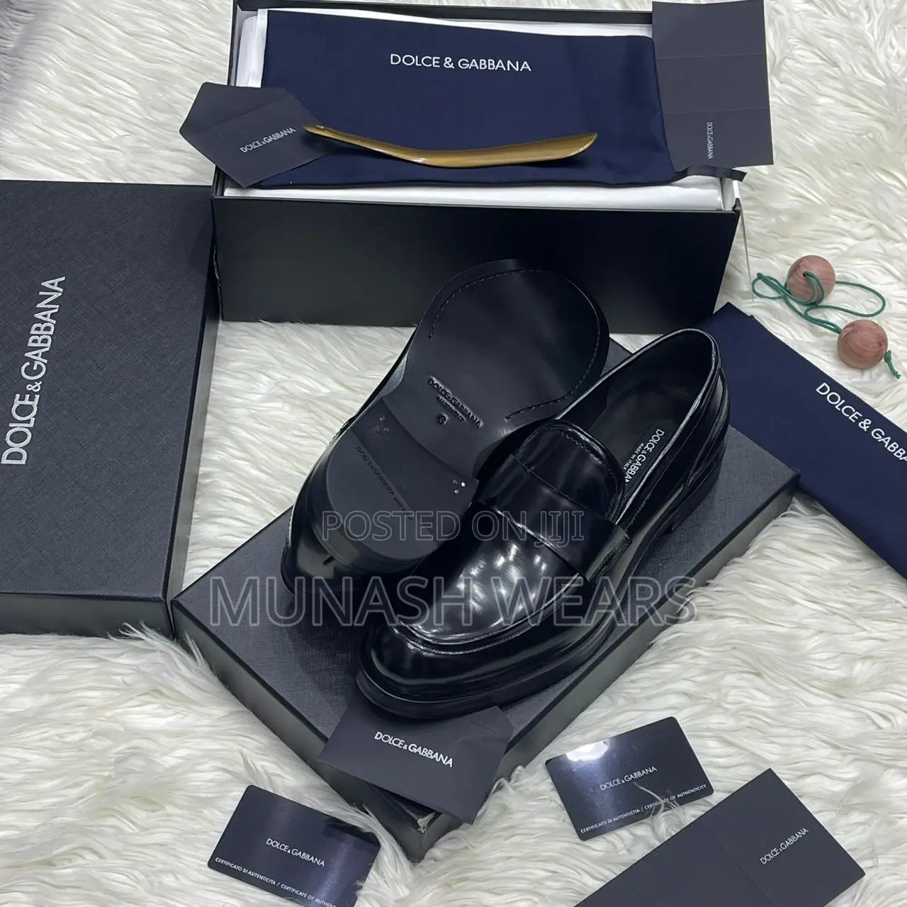 Dolce Gabbana Original Leather Shoes Available in W B