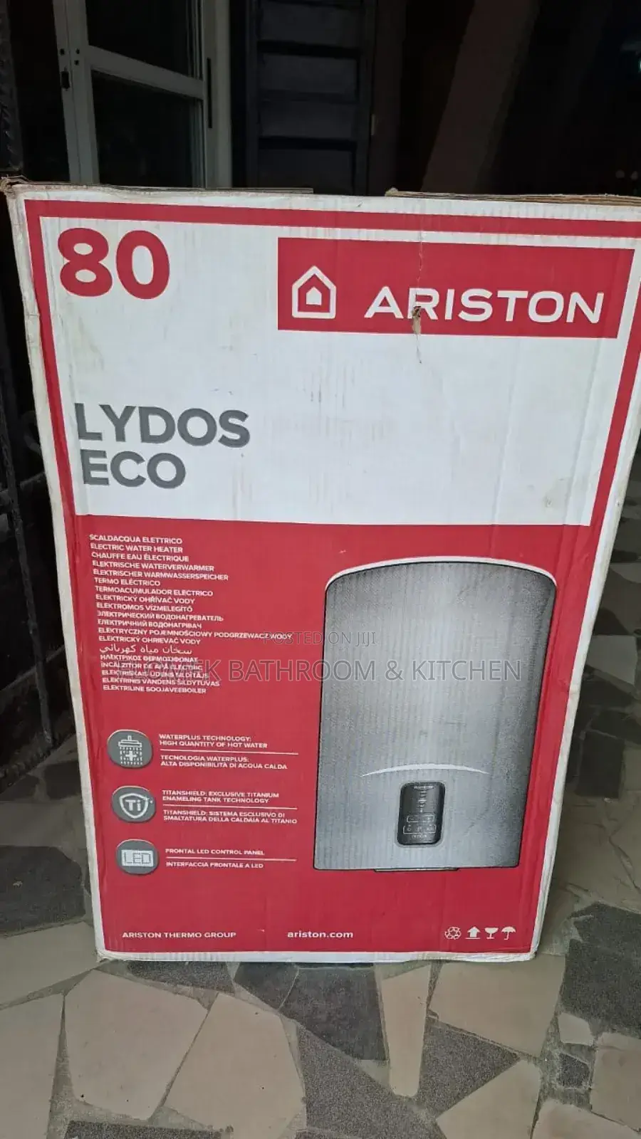 Eco Size 80litres Vertical Luxury Ariston Water Heater