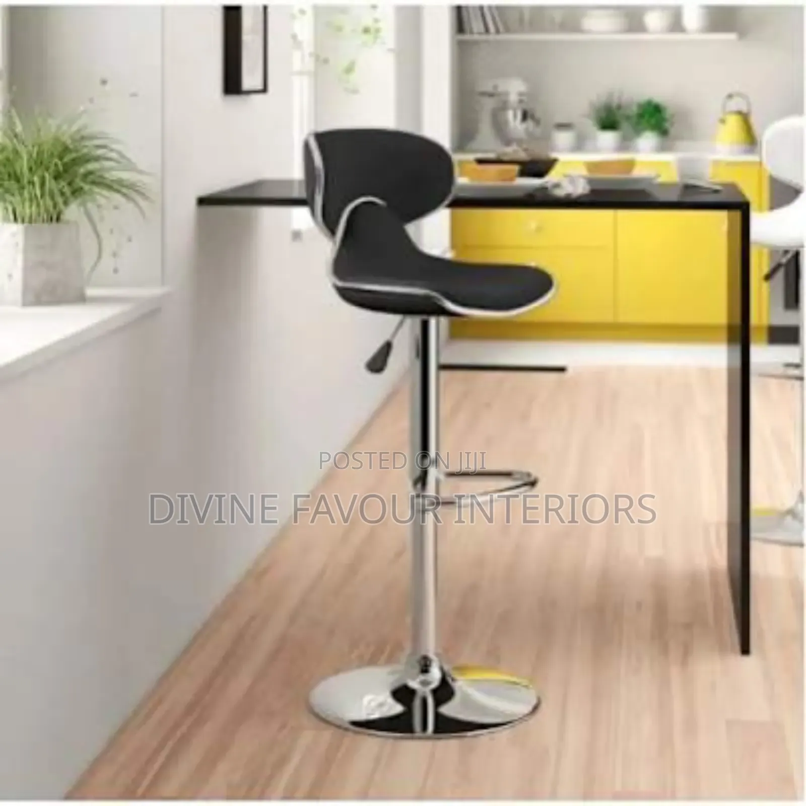 Bar Stool With Swivel Adjustable Height-1pc