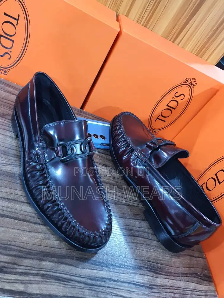 Italian Leather Tods Shoes for Men 40-46 Available Wine Col