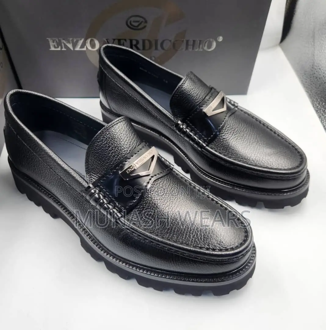 Luxury Italian Enzo Shoes With Chunky Sole