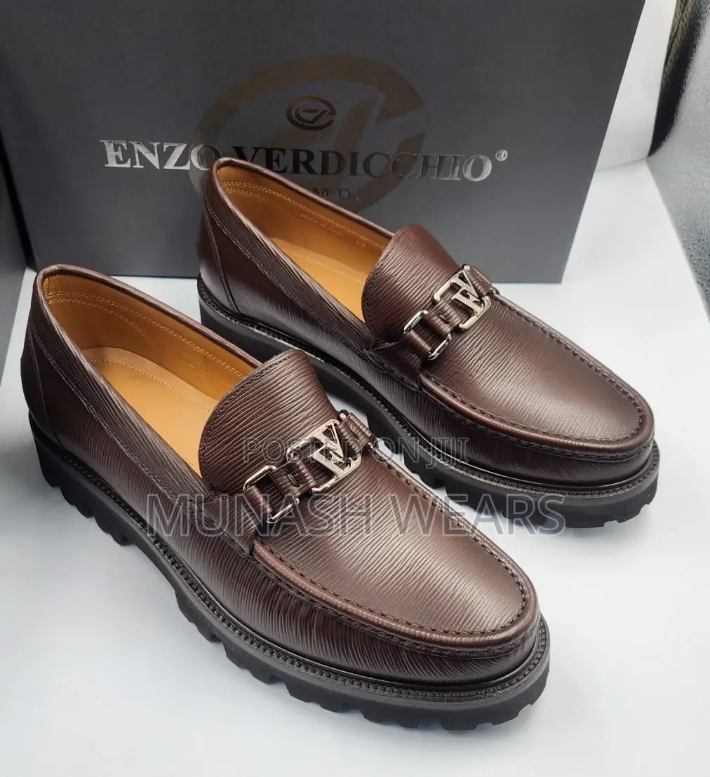 Luxury Italian Enzo Shoes With Chunky Sole