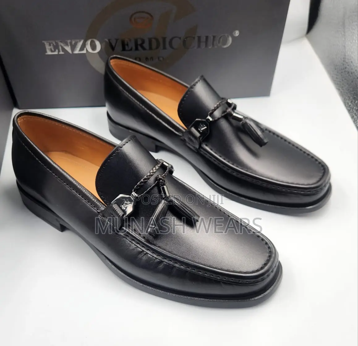 Pure Italian Sole Enzo Wine and Black 40-46