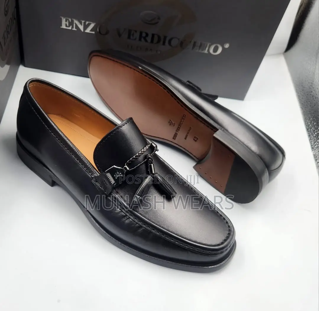 Pure Italian Sole Enzo Wine and Black 40-46