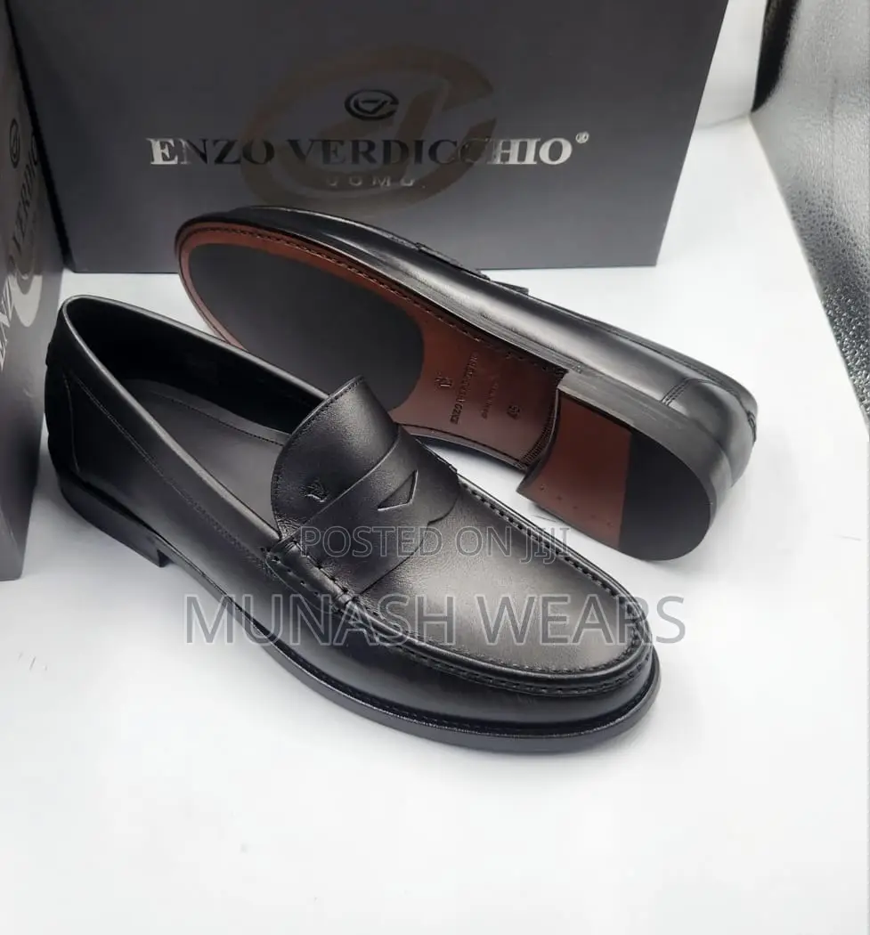 Pure Italian Sole Enzo Wine and Black 40-46