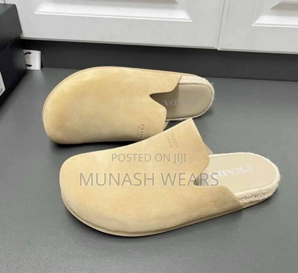 Prada Mule 40-46 Available in Black and Cream Nationwide