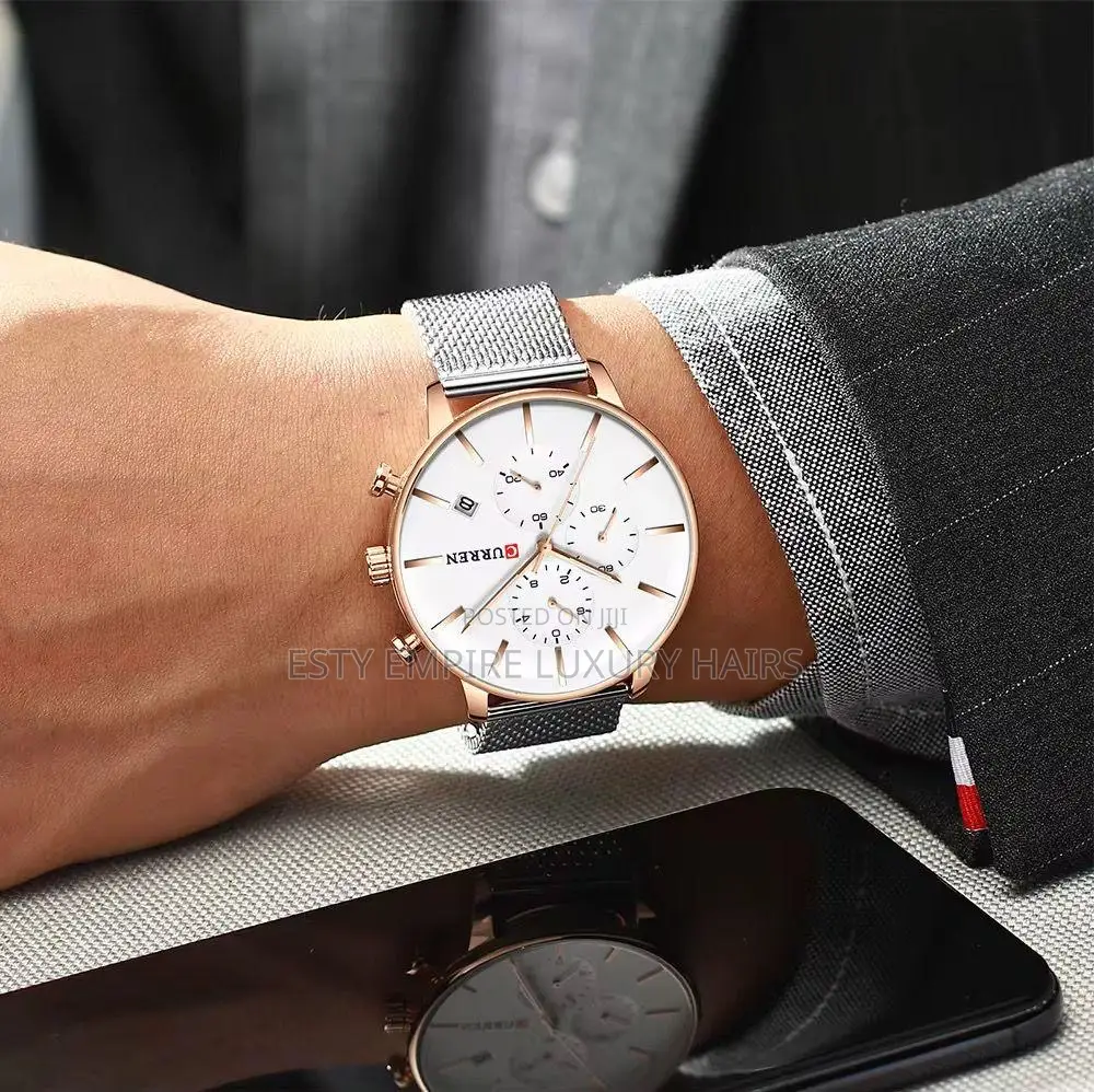 High Quality Luxury Curren Men Wristwatch