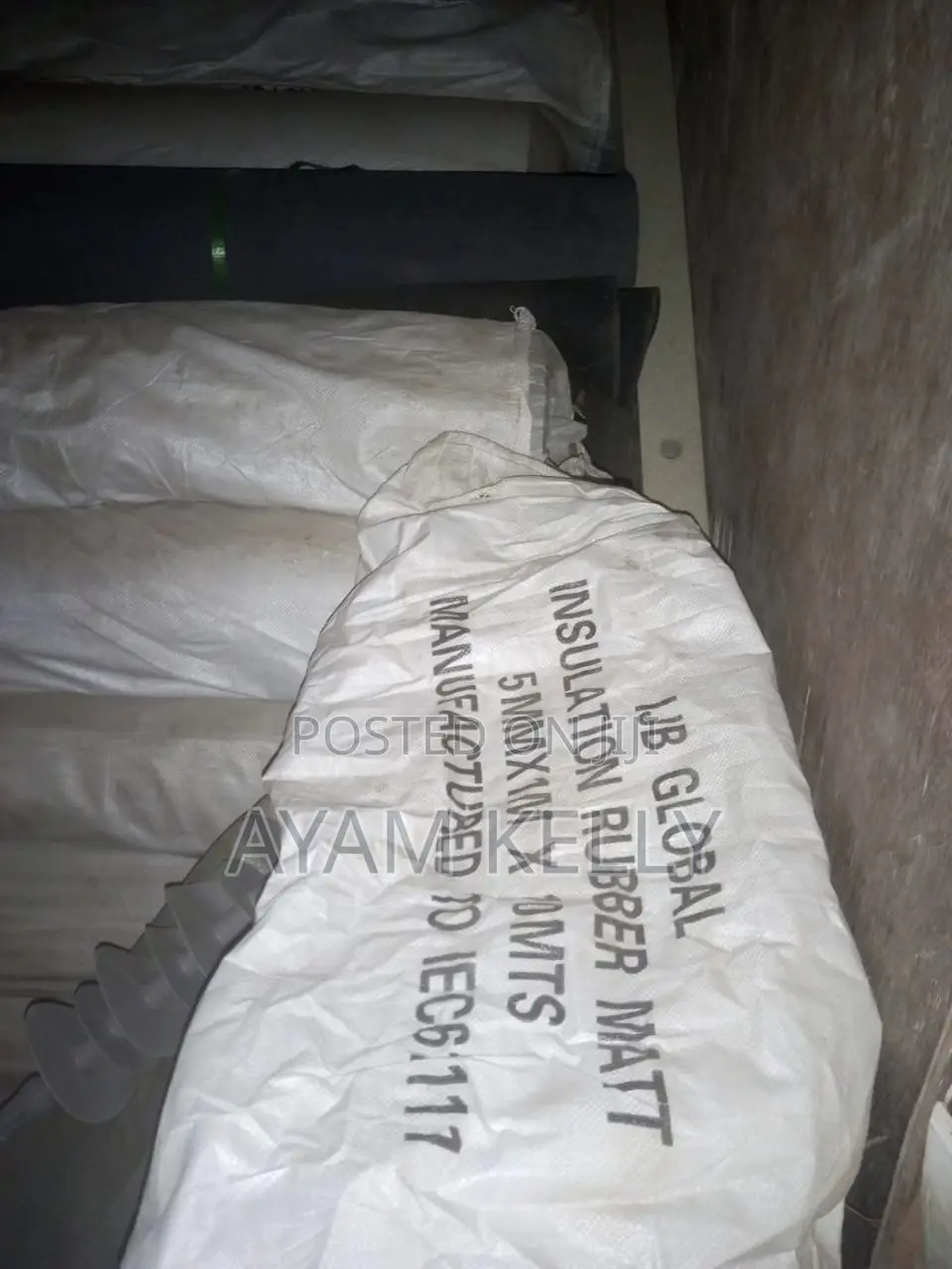 Industrial Insulation Rubber Mat Wide 5mmx1mm Thick by 10mts