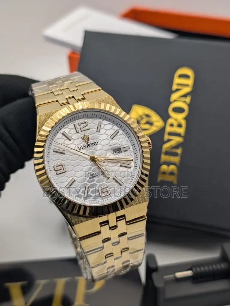 High Quality Luxury Binbond Strap Chain Wristwatch