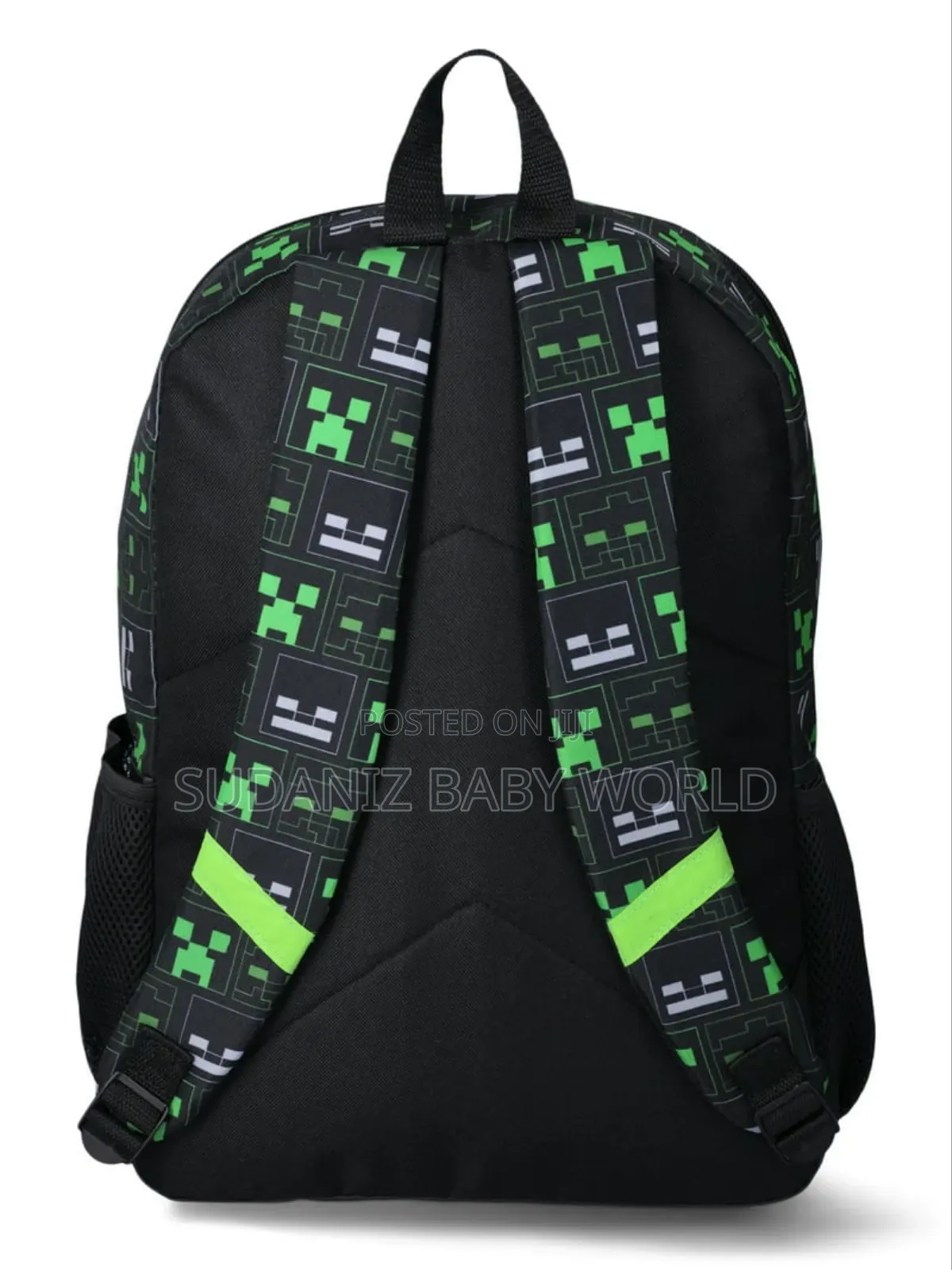 Minecraft Creeper Boys 17inchs Laptop Backpack 3pcs Set