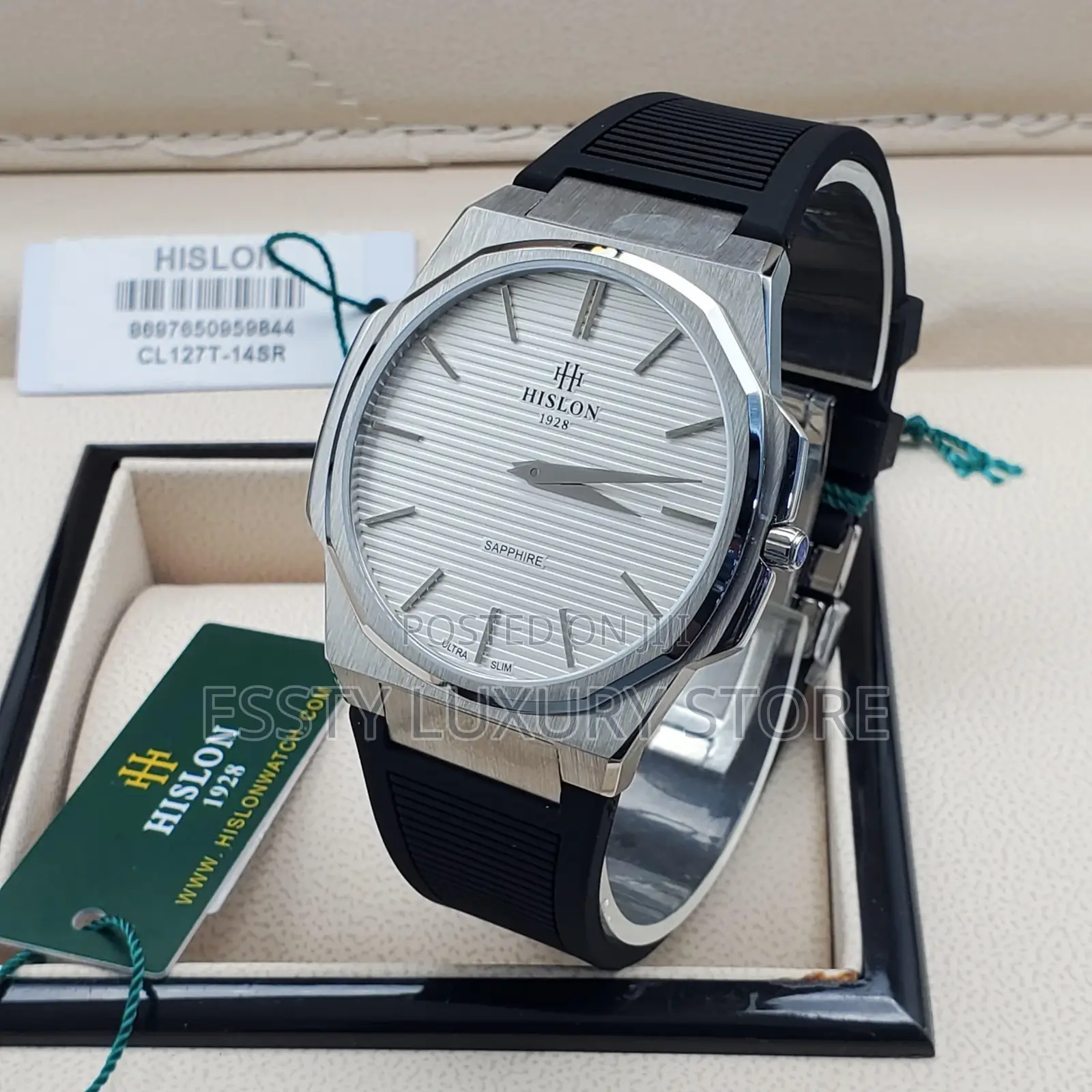 *High Quality Hislon Rubber Strap Wristwatch