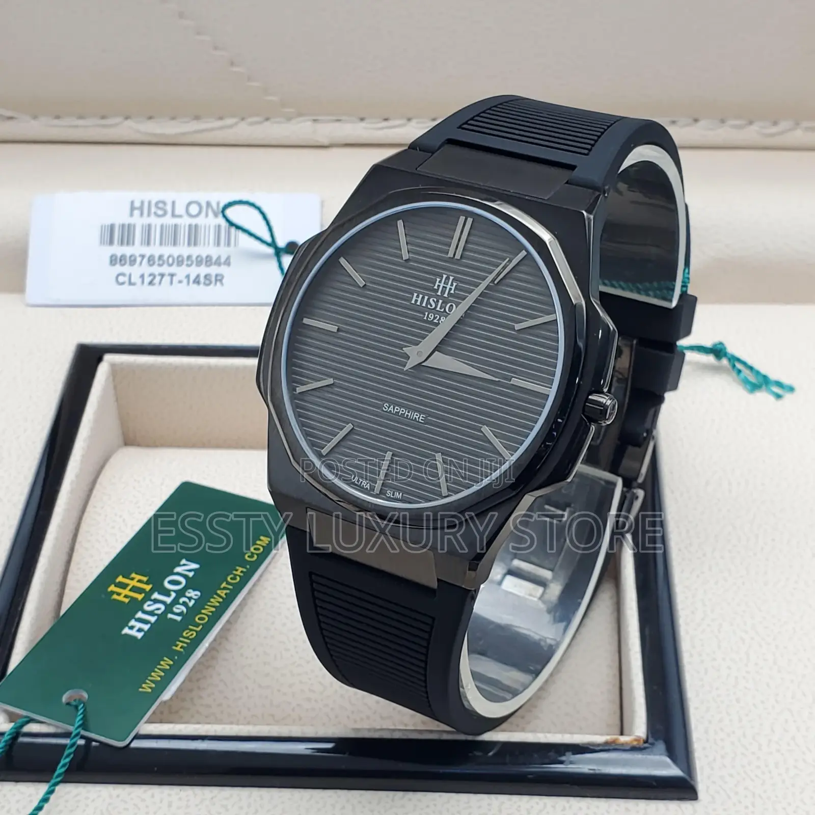 *High Quality Hislon Rubber Strap Wristwatch