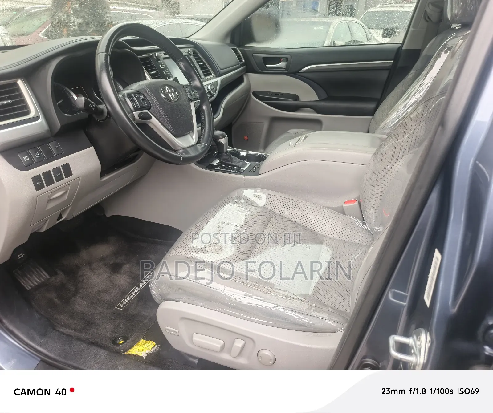 Toyota Highlander Limited 4x2 V6 (3.5L 6cyl 8A) 2017 Blue