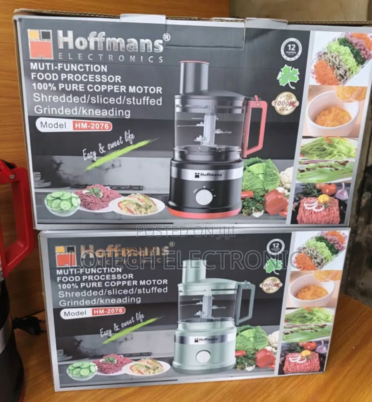 Hoffmans Hm-2076 Multifunction Food Processor– 2.5l, 1000w