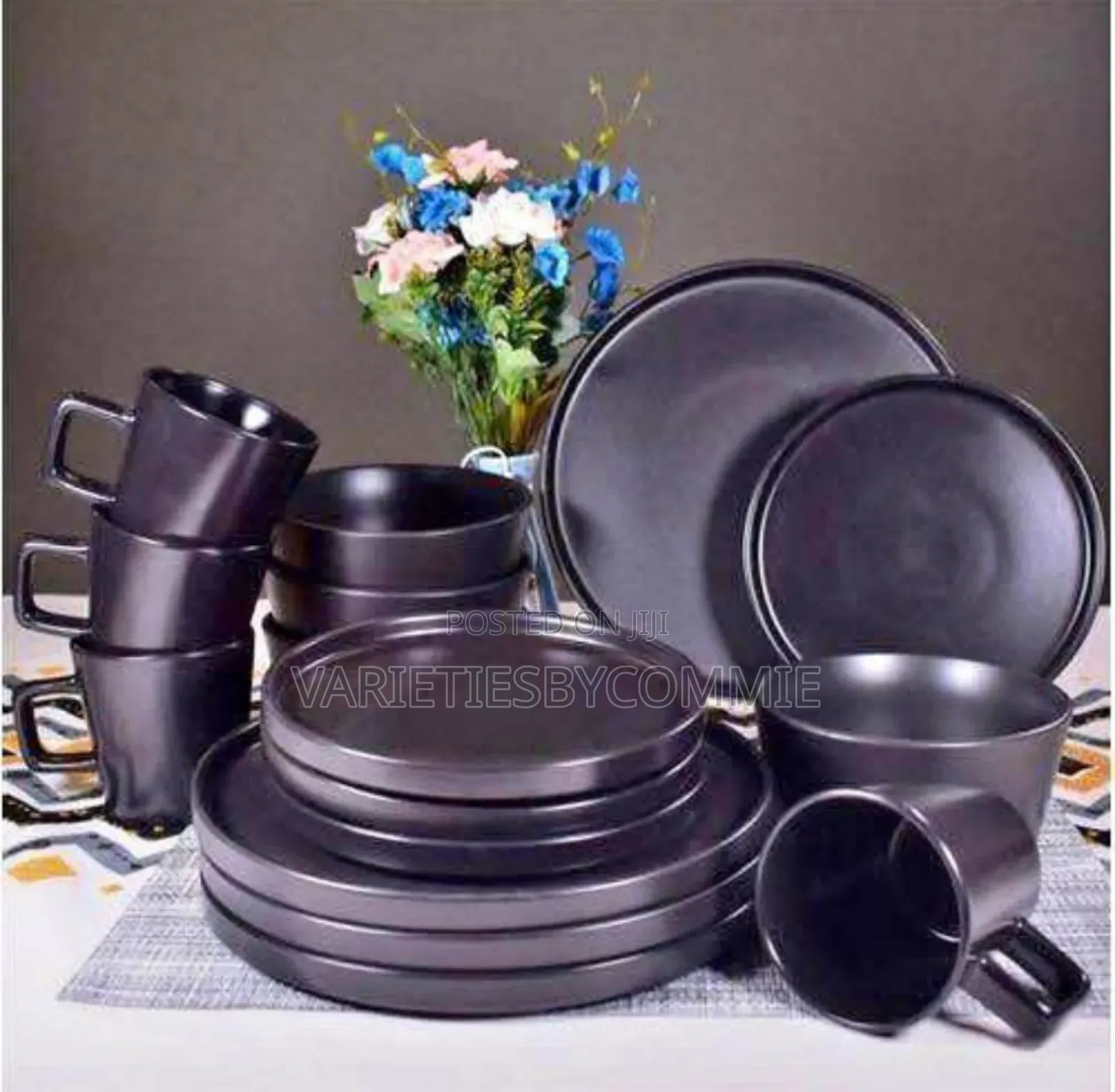 16pcs Original Stone Glass Ware Dinner Set