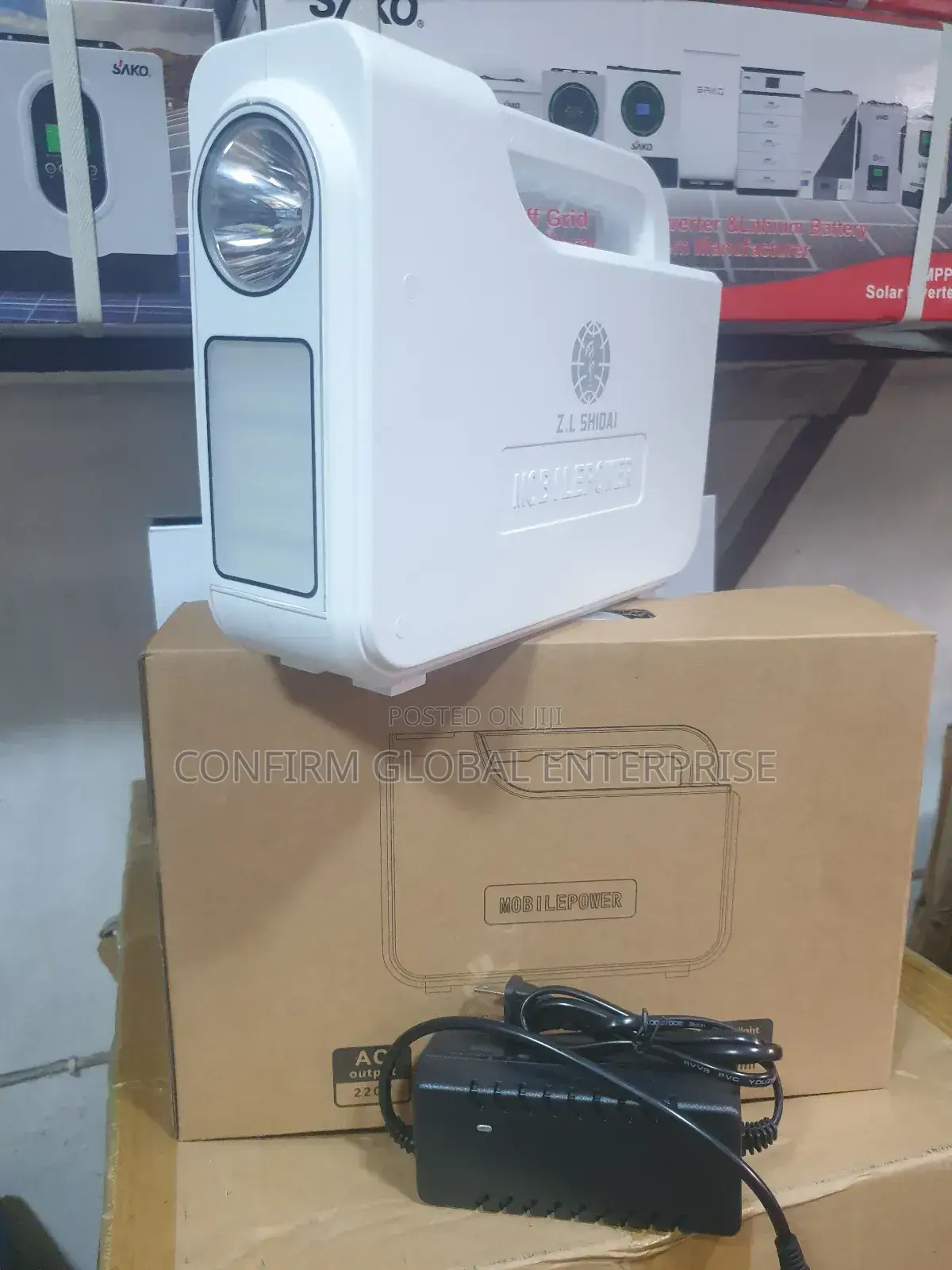 300w Solar Generator With 2dc Bulb and 60w Solar Panel