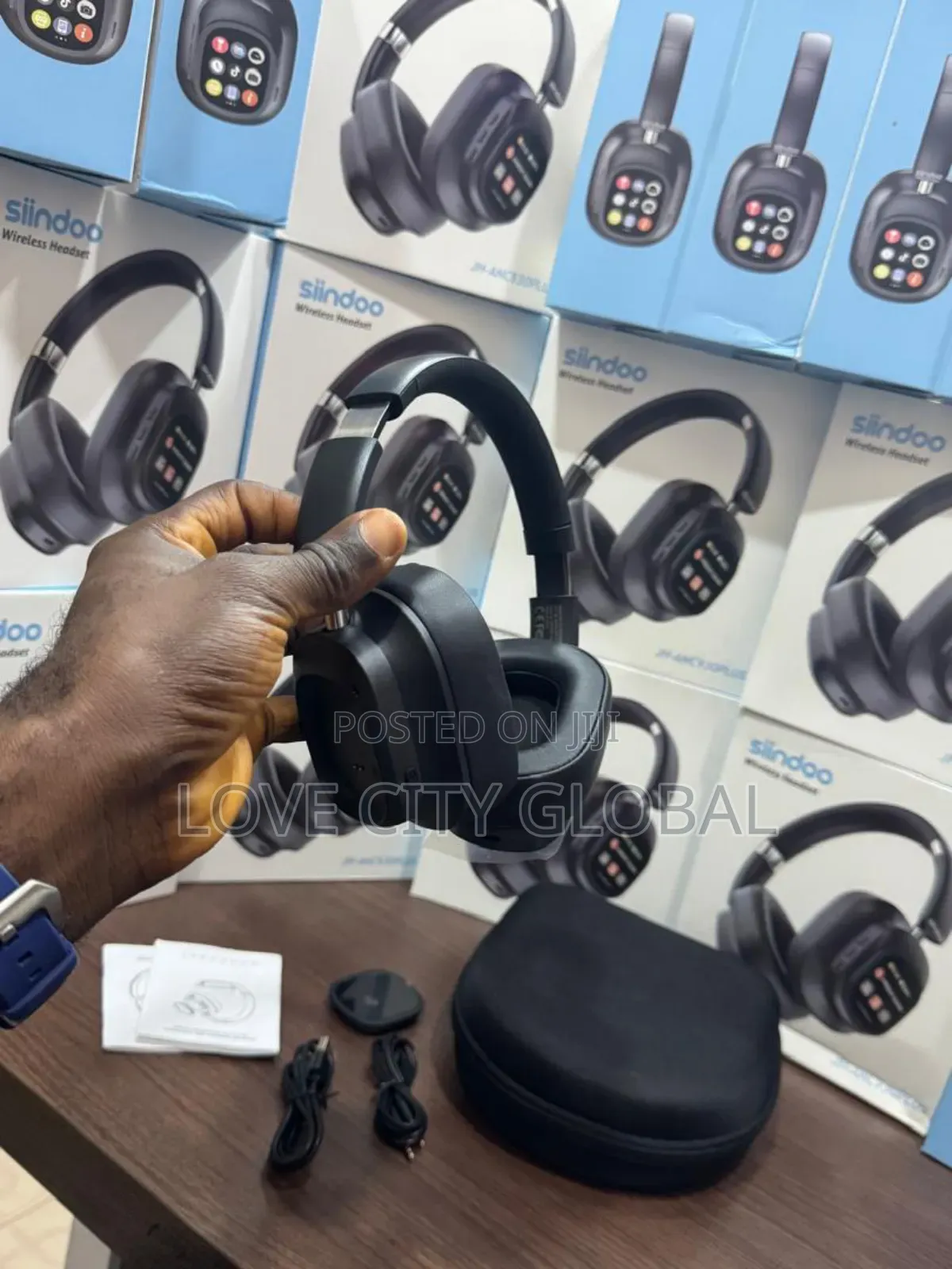 Sinndoo Jn-Anc930plus Smart Touchscreen Headphone With Bag