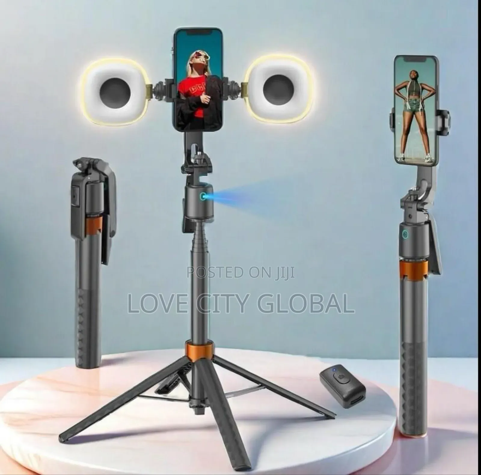 Q13 Phone Camera Tripod Stand Light Selfie Stick Ai Track
