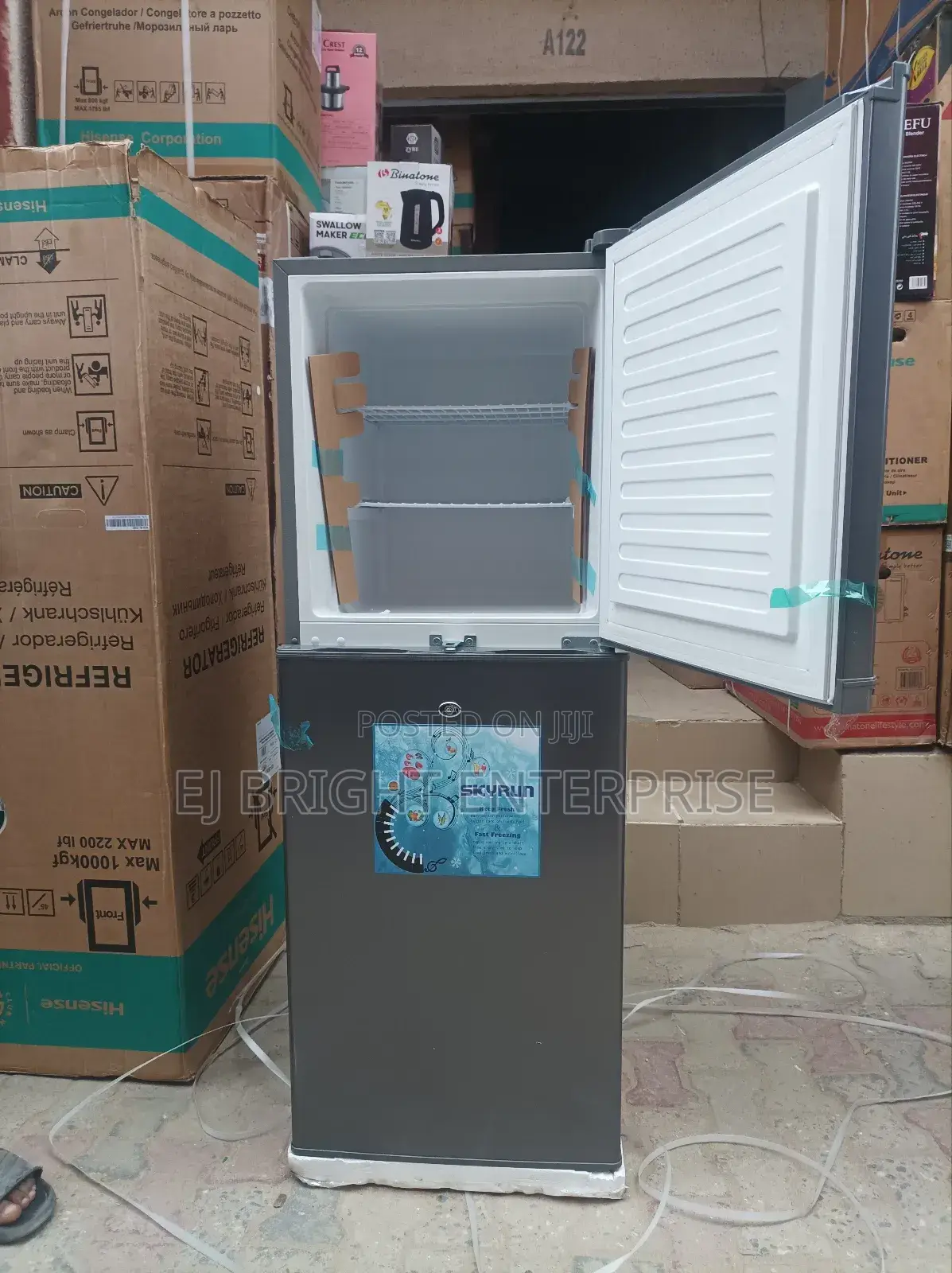 Skyrun 195 Litres Double Door Top Mount Fridge (Bcd-198hs)