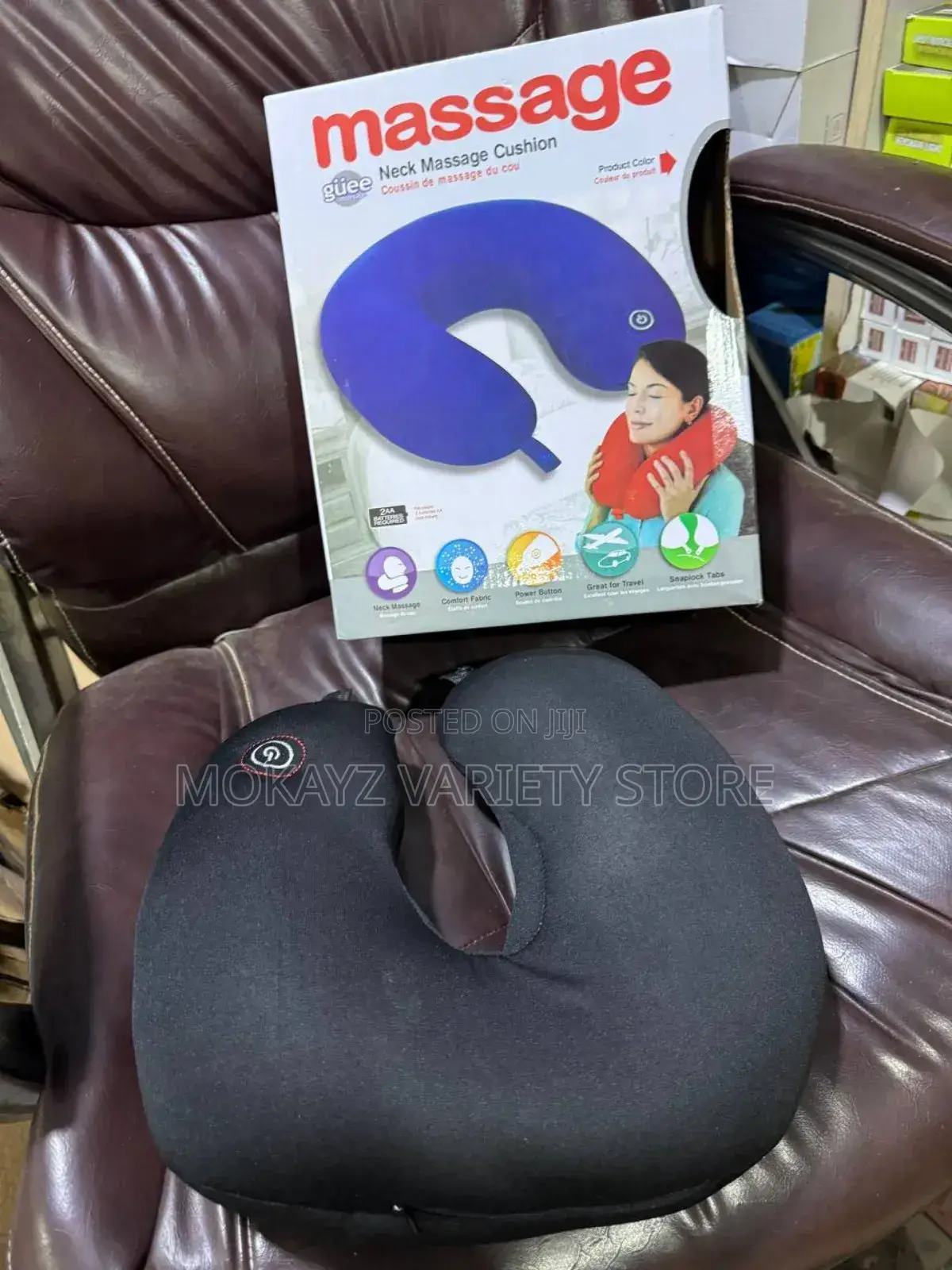 Battery Operated Neck Massager Cushion/Pillow