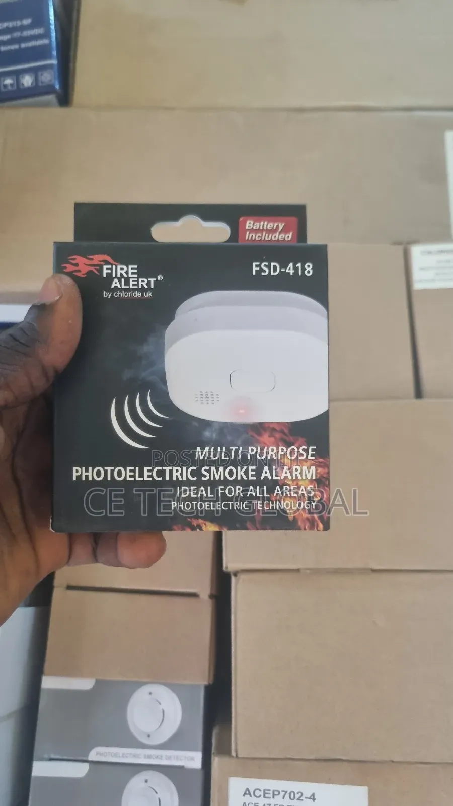 Wireless Battery Operated Smoke Alarm