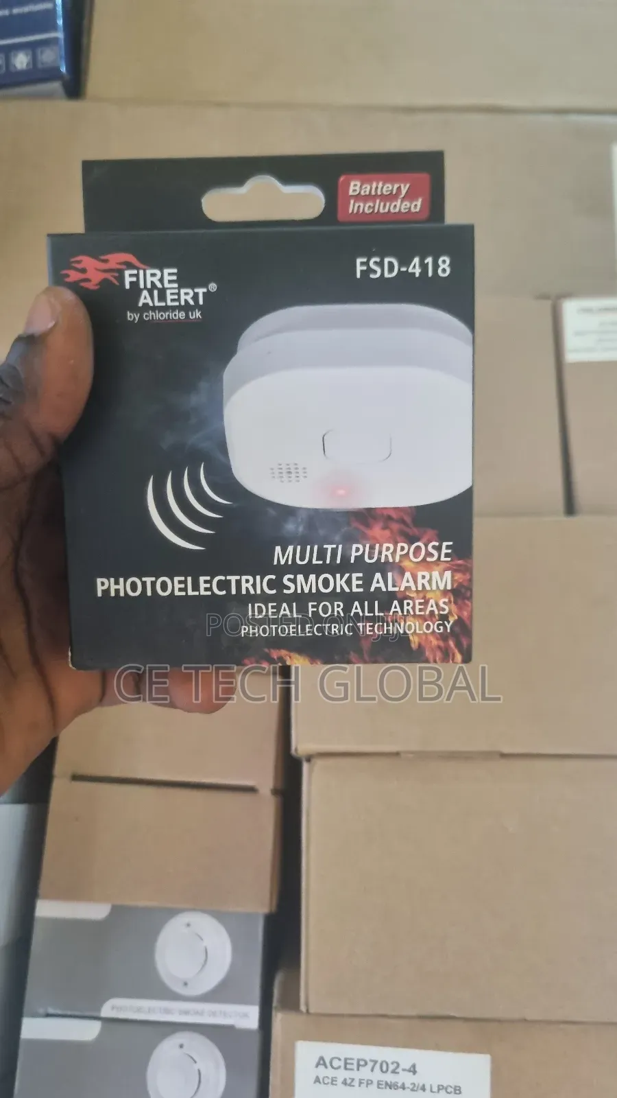 Wireless Battery Operated Smoke Alarm