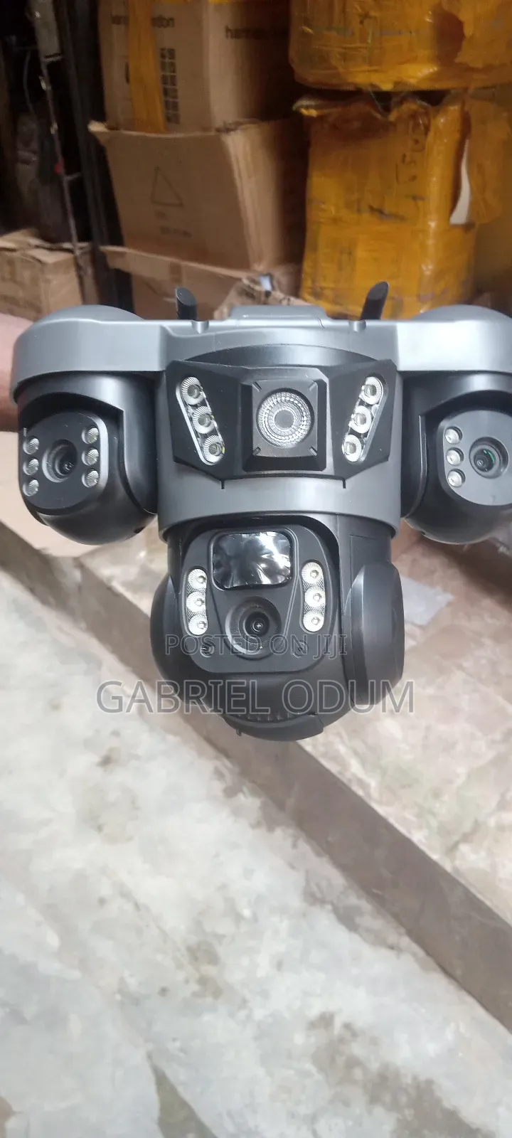 Solar CCTV Camera 3 Lens