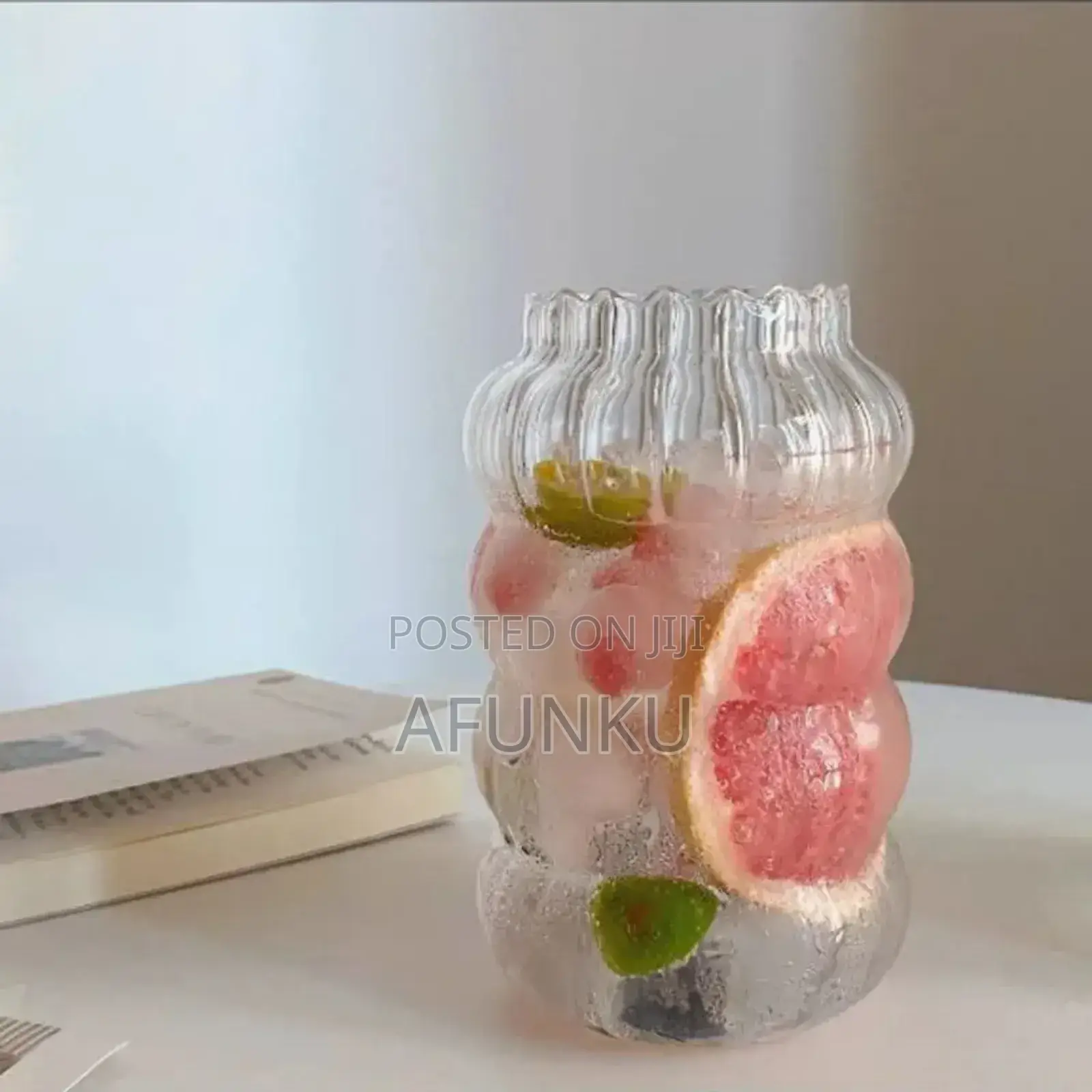 Cloud Shape Borosilicate Glass Water,Juice Mug