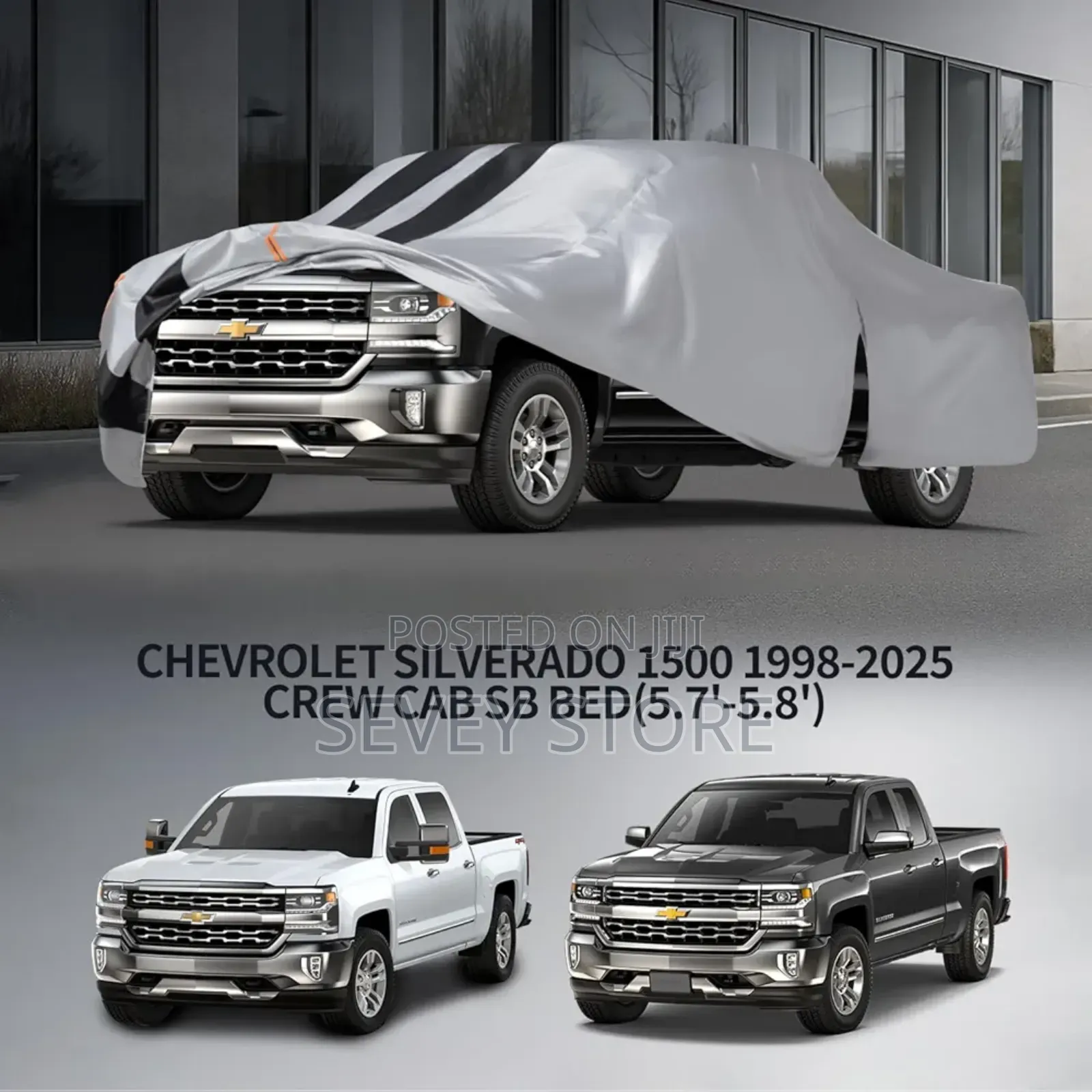 Chevrolet Silverado 1500 Truck Cover Custom Fit 1998-2025