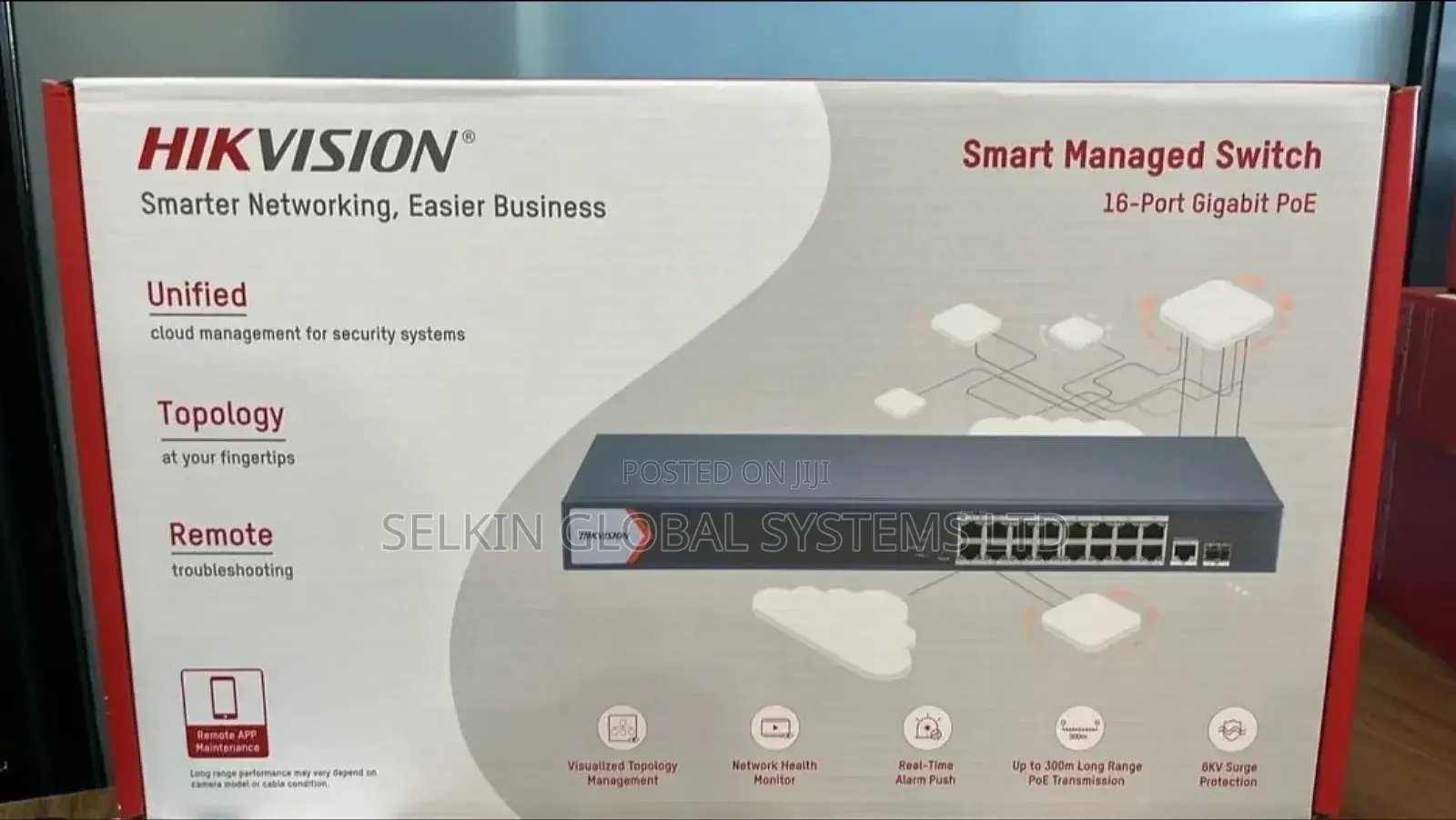 Hikvision 16 Port Gigabit Poeswitch