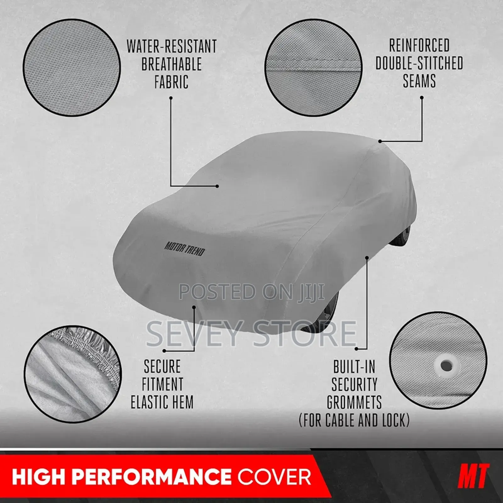 Car Cover for Ford Mustang 1965-2004, All-Weather Protection
